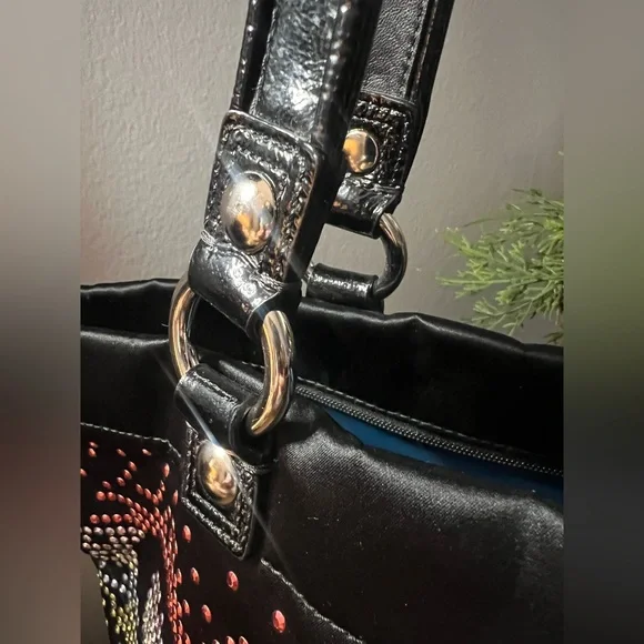 Coach Poppy Holiday Rhinestone Tote - Picture 5 of 11